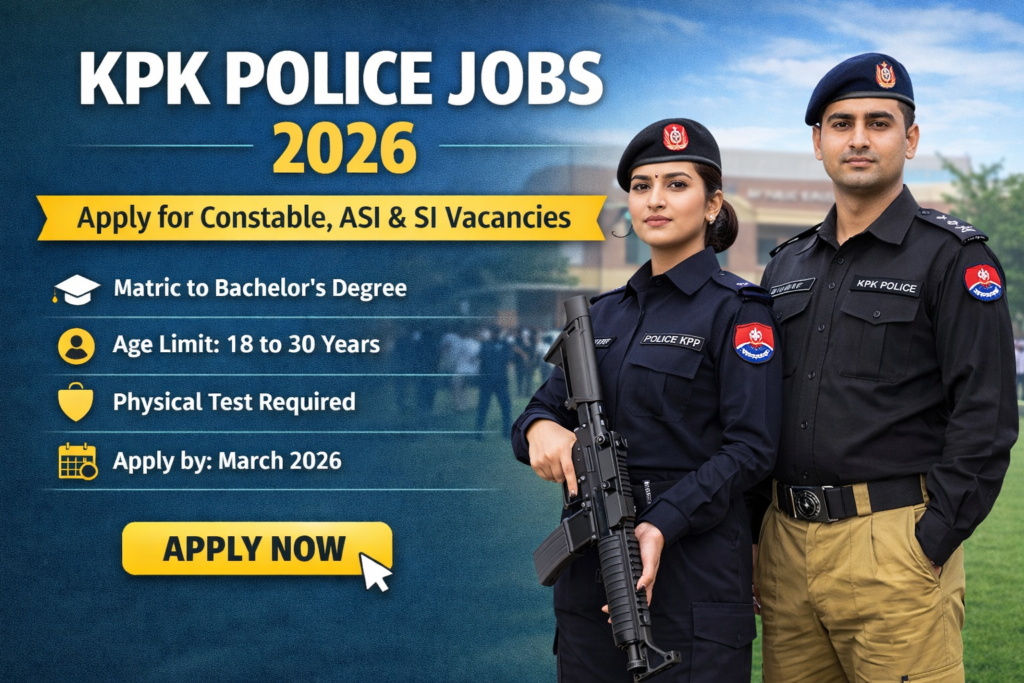 KPK Police Jobs 2026