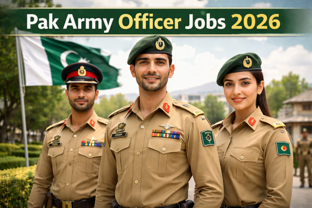 Pak Army Officer Jobs 2026