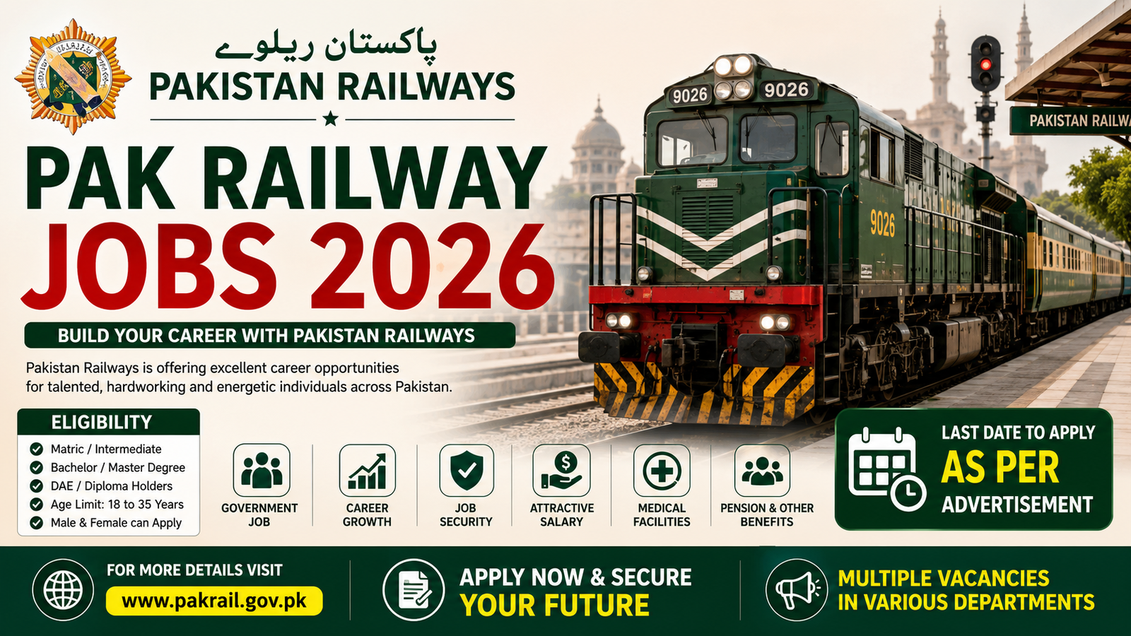 Pak Railway Jobs 2026
