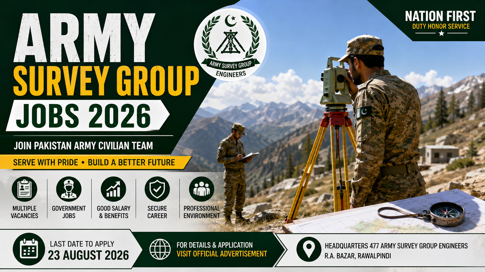 Army Survey Group Jobs 2026