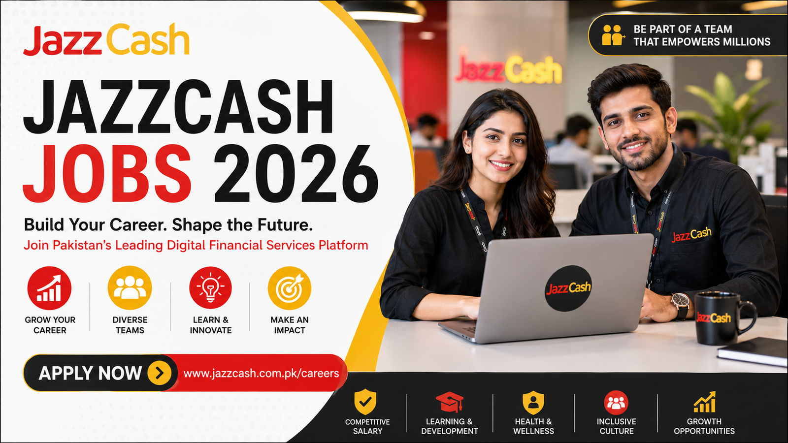 JazzCash Jobs 2026