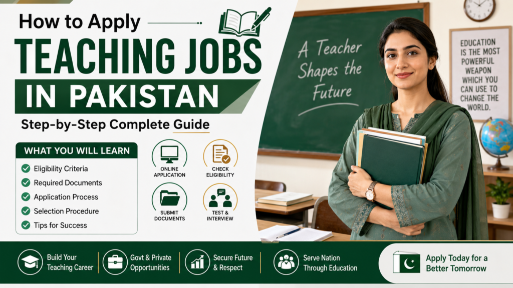How to Apply Teaching Jobs in Pakistan
