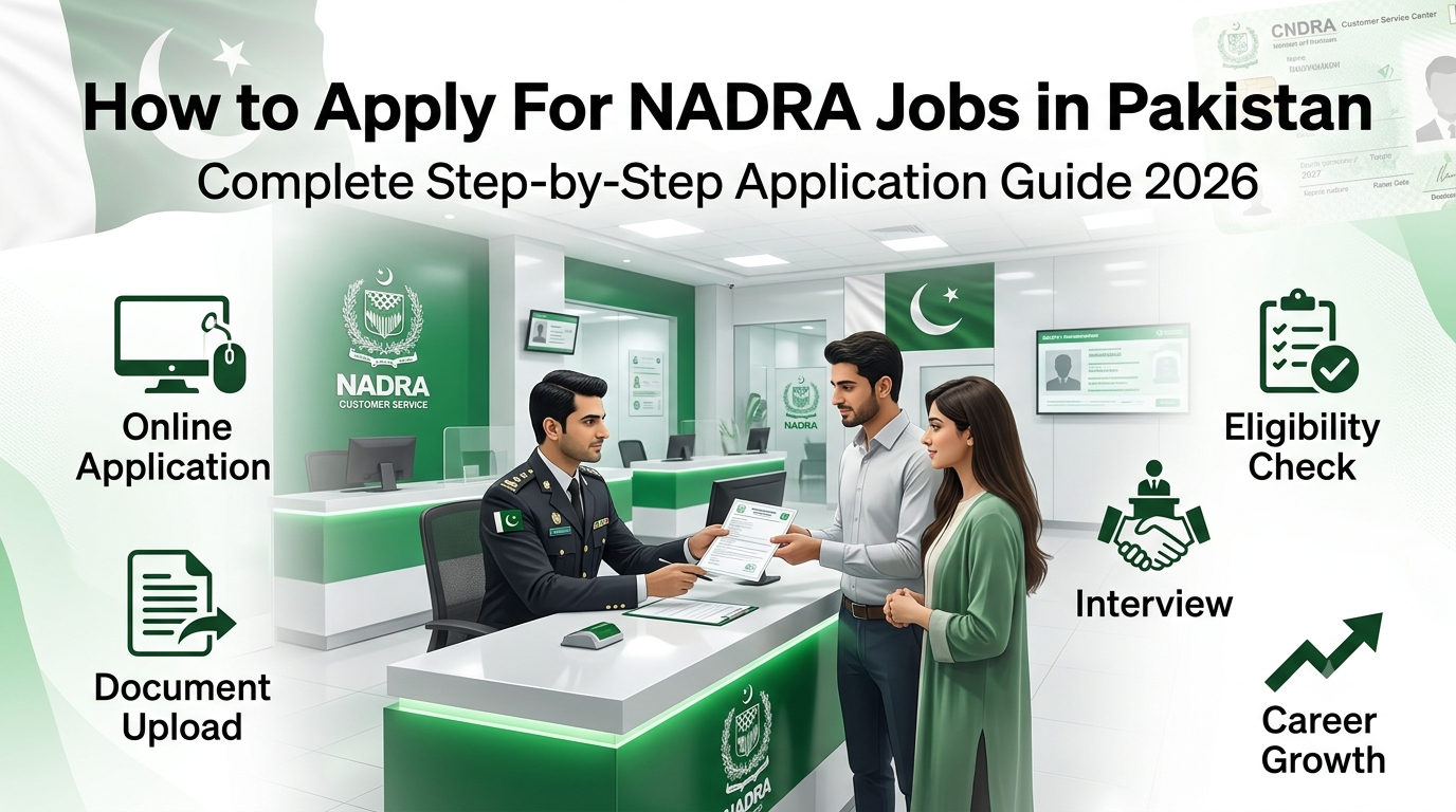 How to Apply For NADRA Jobs in Pakistan
