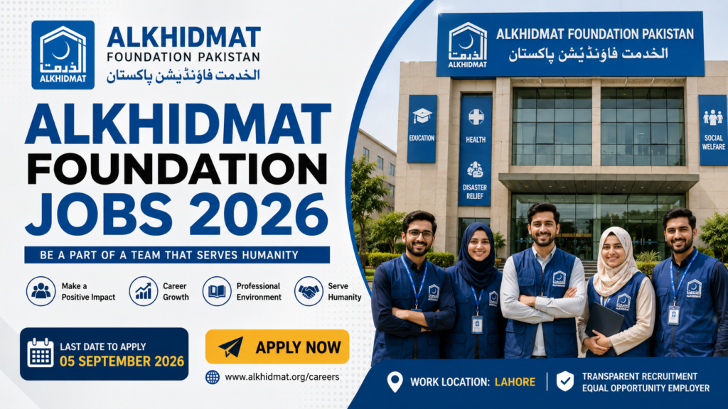 Alkhidmat Foundation Jobs 2026